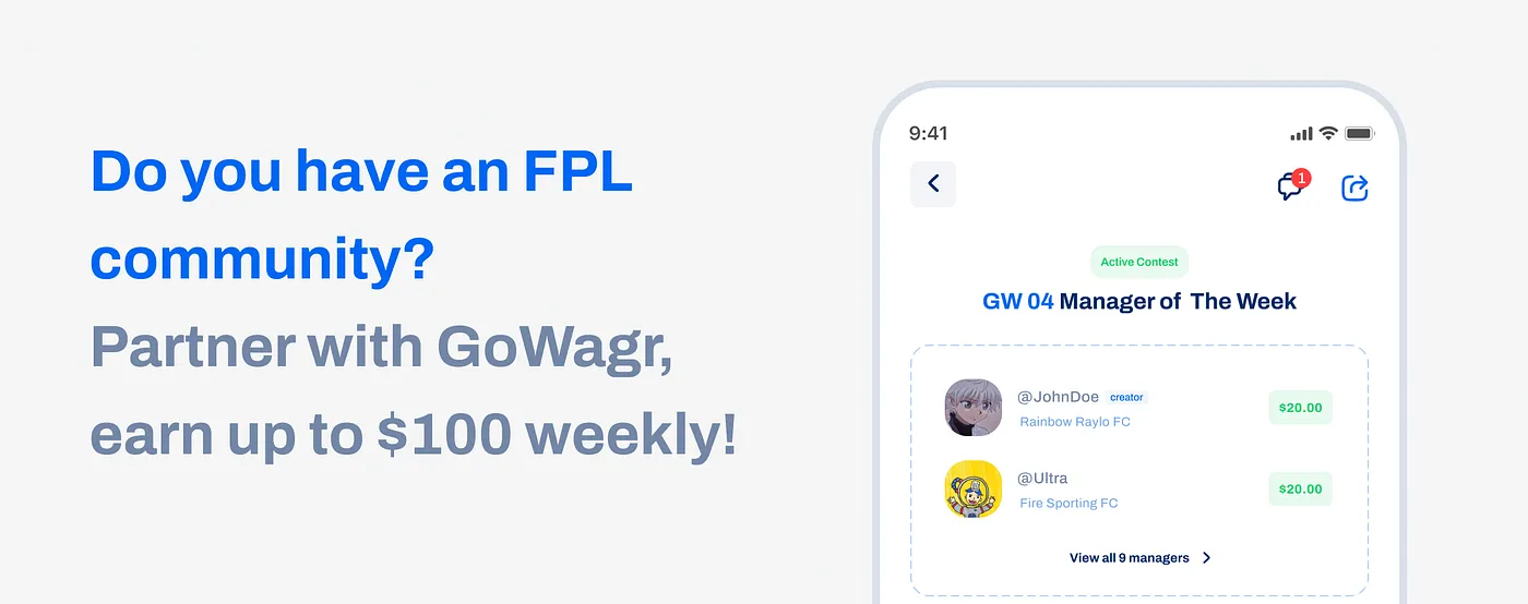 Partnership Program With FPL Communities— Earn up to $100 weekly