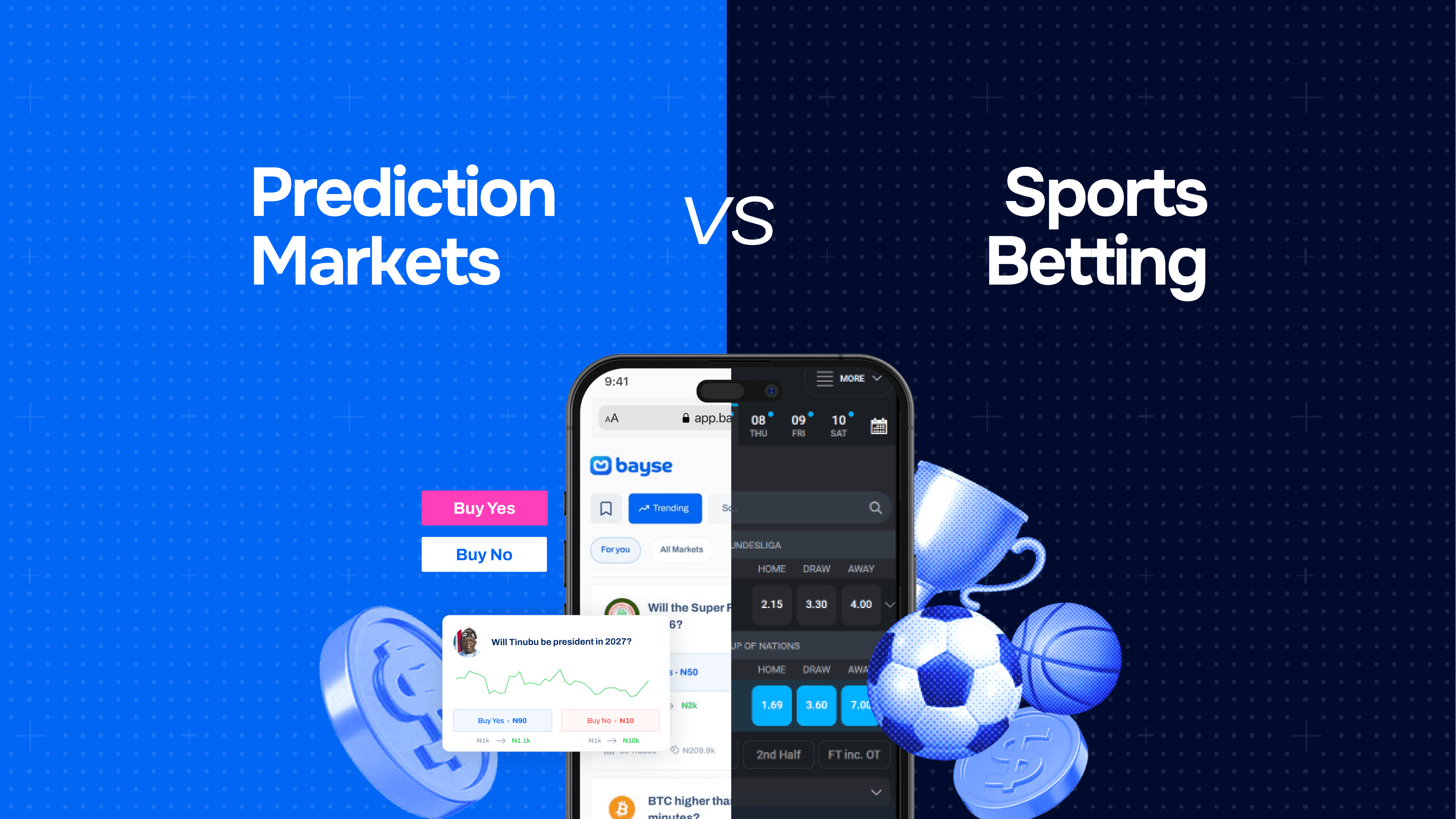 Prediction Markets vs Sports Betting in Nigeria: Why Bayse Pays Better