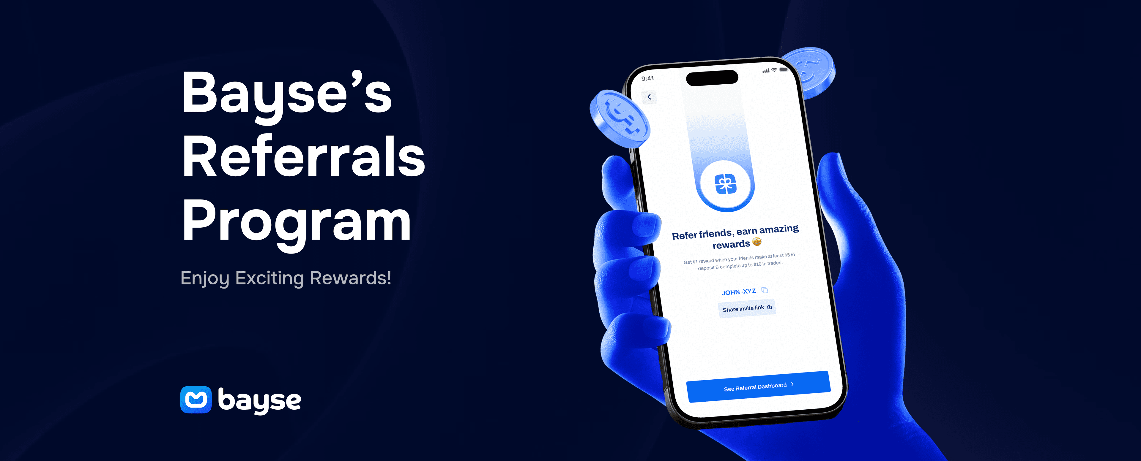 Bayse’s Referral Program — Enjoy Exciting Rewards!
