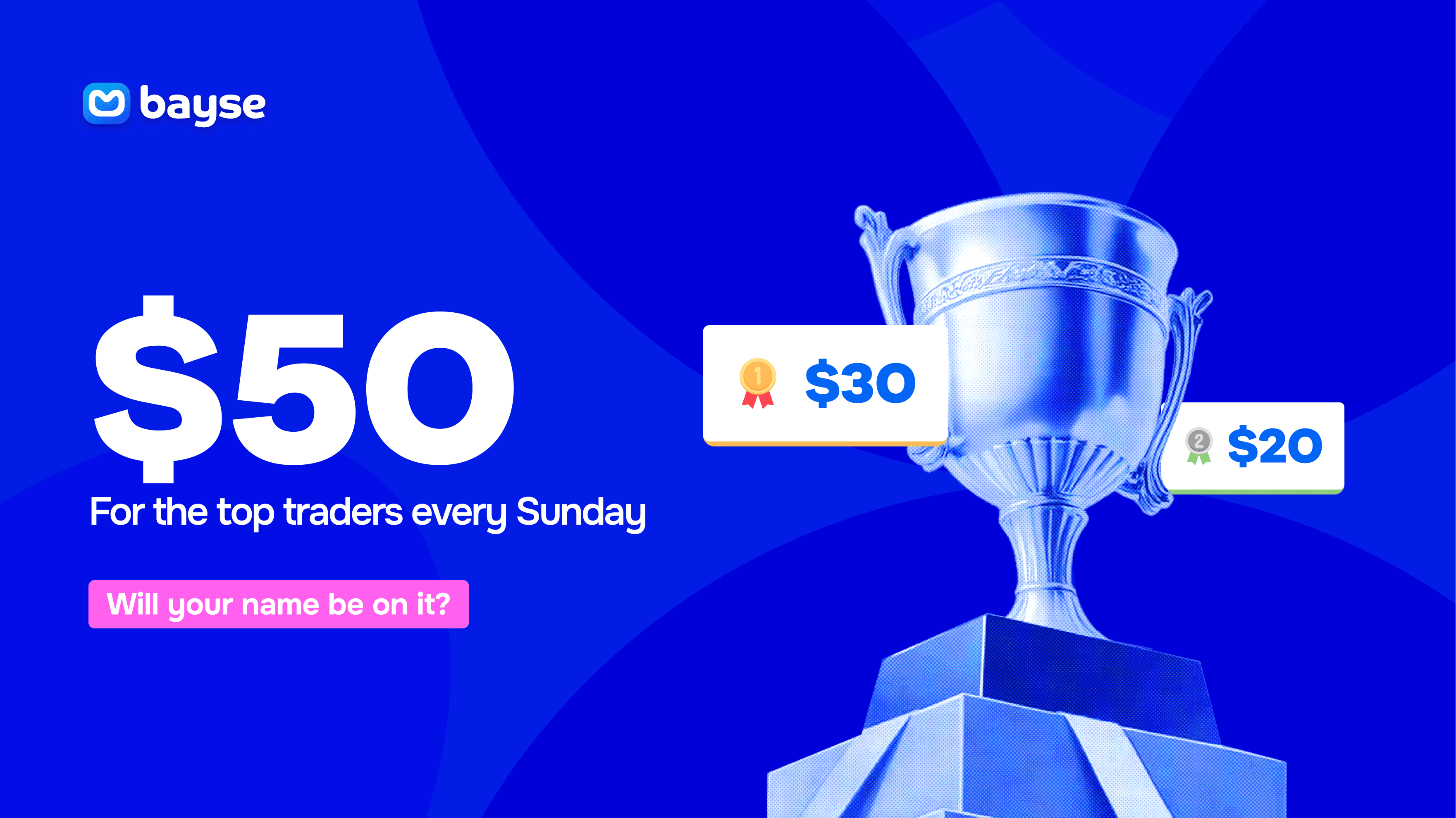 Bayse weekly mini leaderboard $50 prize pool World Cup